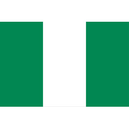 Drapeau Nigeria (5x3.3cm) - Sticker/autocollant