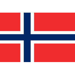 Drapeau Norvège (19.5x13cm) - Sticker/autocollant