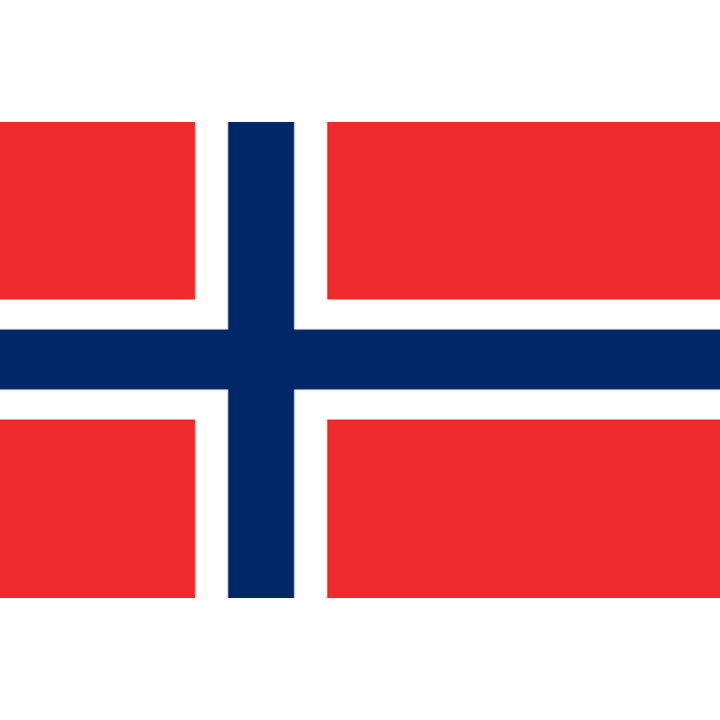 Drapeau Norvège (19.5x13cm) - Sticker/autocollant
