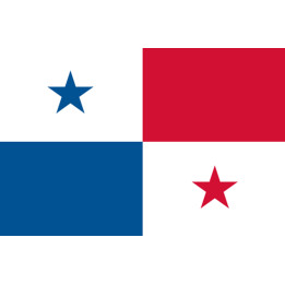 Drapeau Panama (15x10cm) - Sticker/autocollant
