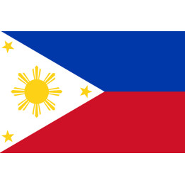 Drapeau Philippines (19.5x13cm) - Sticker/autocollant
