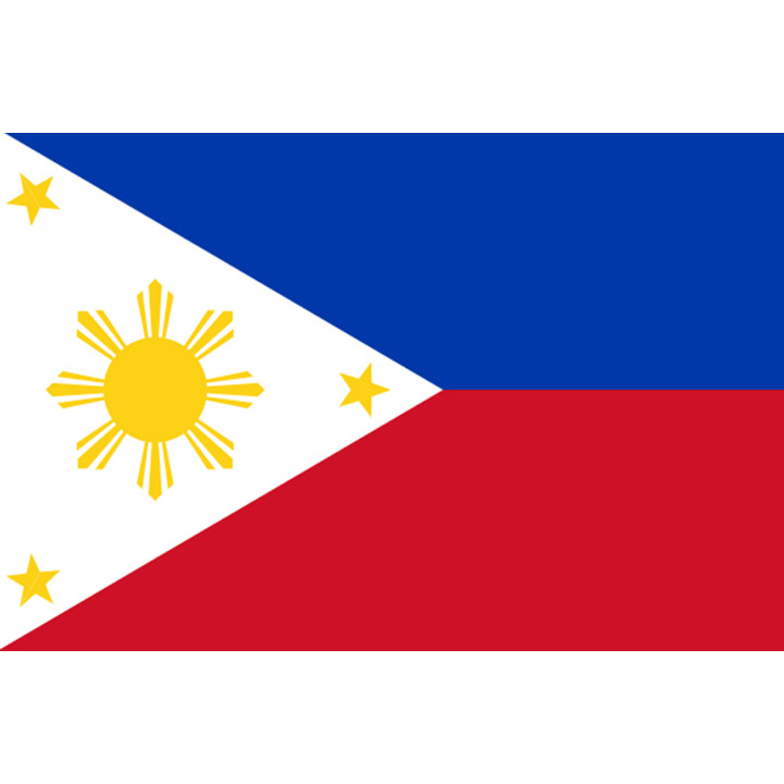 Drapeau Philippines (19.5x13cm) - Sticker/autocollant