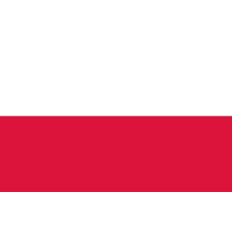 Drapeau Pologne (15x10cm) - Sticker/autocollant