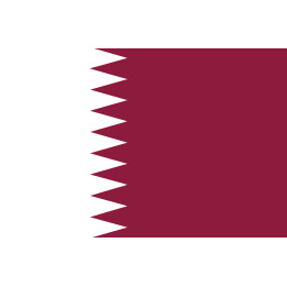 Drapeau Qatar (15x10cm) - Sticker/autocollant