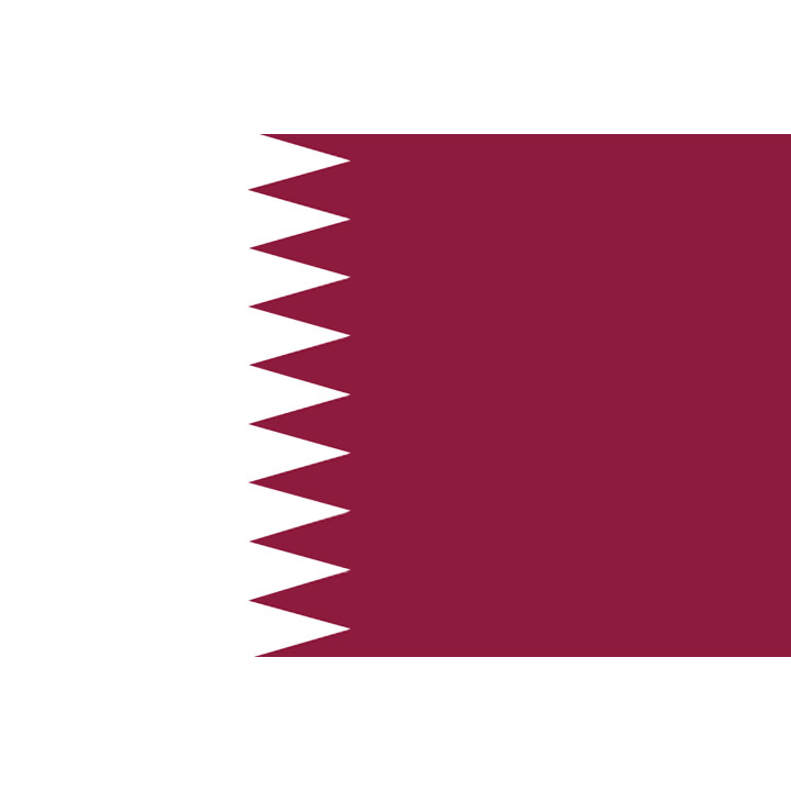 Drapeau Qatar (5x3.3cm) - Sticker/autocollant