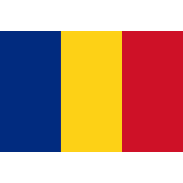 Drapeau Roumanie (19.5x13cm) - Sticker/autocollant