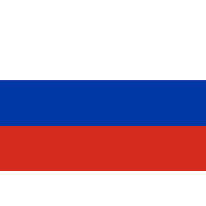 Drapeau Russie (5x3.3cm) - Sticker/autocollant