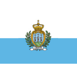 Drapeau Saint-Marin (19.5x13cm) - Sticker/autocollant
