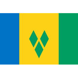 Saint-Vincent-et-les-Grenadines (5x3.3cm) - Sticker/autocollant