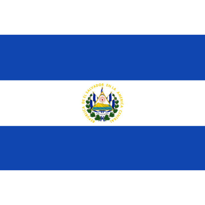 Drapeau Salvador (19.5x13cm) - Sticker/autocollant