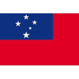 Drapeau Samoa (5x3.3cm) - Sticker/autocollant