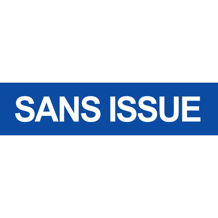 Sans issue bleu (15x3.5cm) - Sticker/autocollant