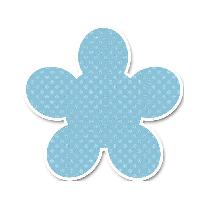 repère bleu (15x14.5cm) - Sticker/autocollant