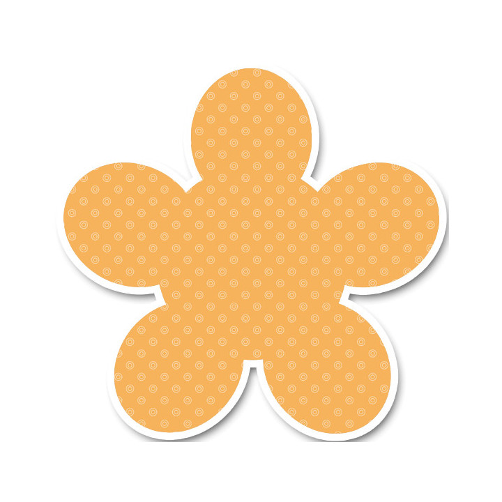 repère jaune (10x9.5cm) - Sticker/autocollant
