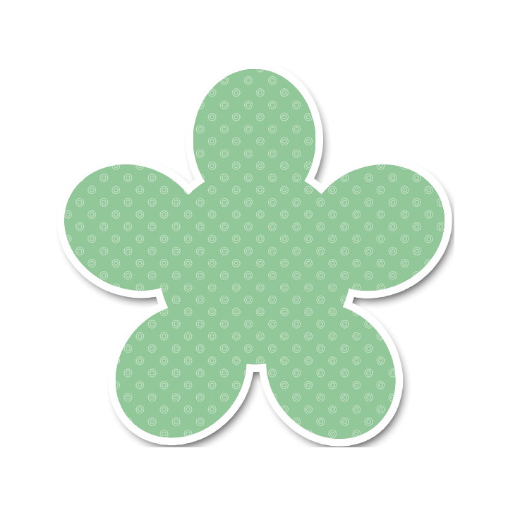 repère vert (5x4.5cm) - Sticker/autocollant