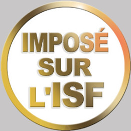 Imposé sur l'ISF (15x15cm) - Sticker/autocollant