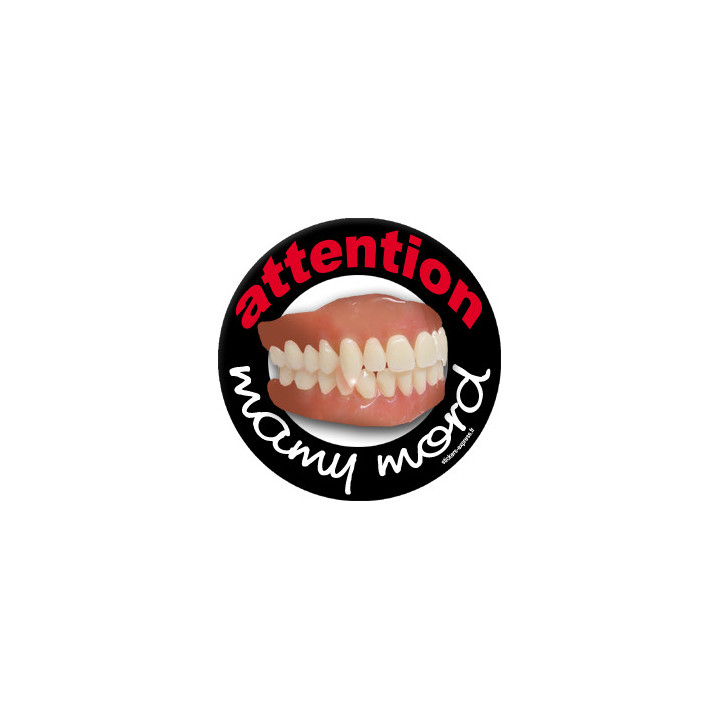 Mamy mord (15x15cm) - Sticker/autocollant