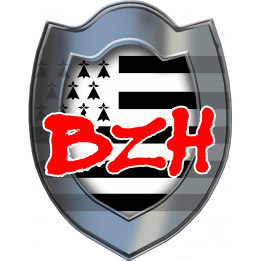 Bouclier BZH (15x11.5cm) - Sticker/autocollant