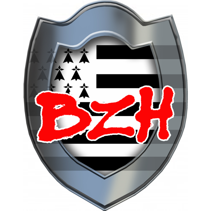 Bouclier BZH (15x11.5cm) - Sticker/autocollant