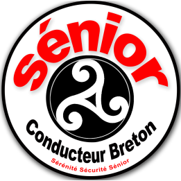 Conducteur Sénior Breton celte (15x15cm) - Sticker/autocollant
