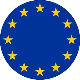 UE - Union Européenne (10x10cm) - Sticker/autocollant