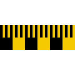 BANDE CRASH TEST (9x30cm) - Sticker/autocollant