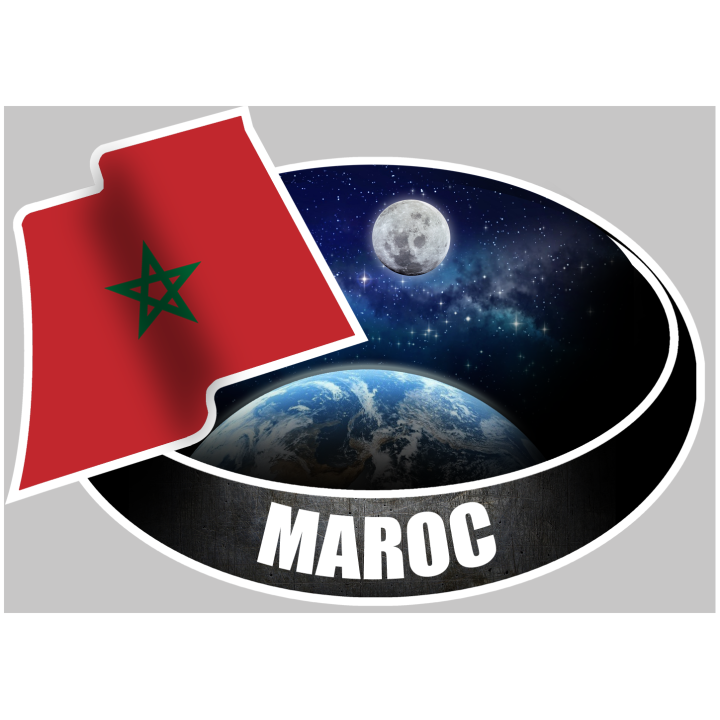MAROC (10x14cm) - Sticker/autocollant