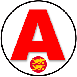 A jeune conducteur Normandie - 15cm - Sticker/autocollant