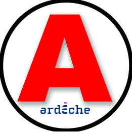 A 07 L'Ardèche - 15cm - Sticker/autocollant