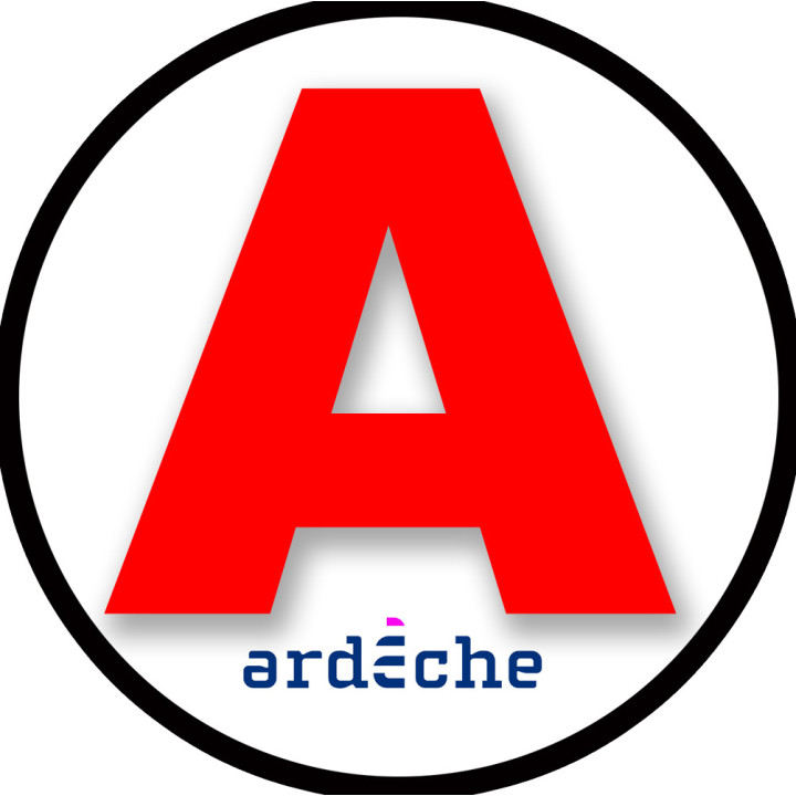 A 07 L'Ardèche - 15cm - Sticker/autocollant