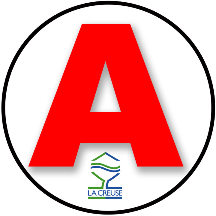 A 23 La Creuse - 15cm - Sticker/autocollant