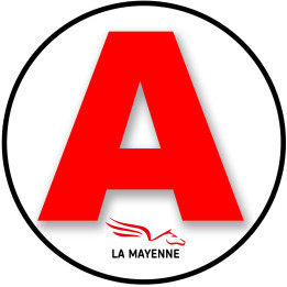 A 53 La Mayenne - 15cm - Sticker/autocollant