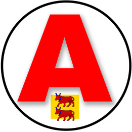 A 64 Salies-de-Béarn - 15cm - Sticker/autocollant