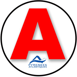 A 64 Les Pyrénées Atlantiques - 15cm - Sticker/autocollant