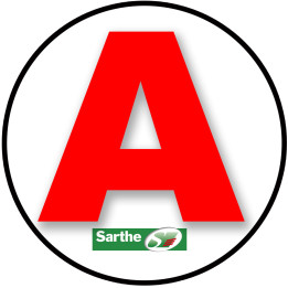A 72 La Sarthe - 15cm - Sticker/autocollant