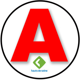A 92 Les Hauts de Seine - 15cm - Sticker/autocollant