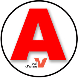 A 95 Le Val d'Oise - 15cm - Sticker/autocollant
