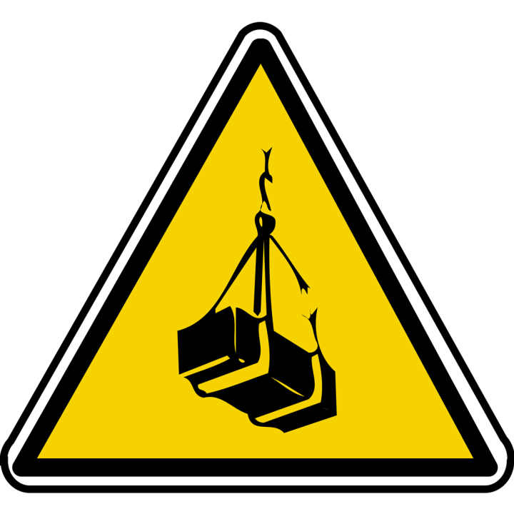 charges suspendues (15x13.5cm) - Sticker/autocollant