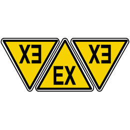 atmosphère explosif (3 fois 5x4.5cm) - Sticker/autocollant