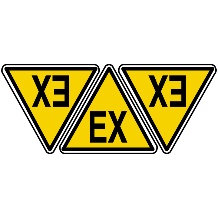 atmosphère explosif (3 fois 5x4.5cm) - Sticker/autocollant