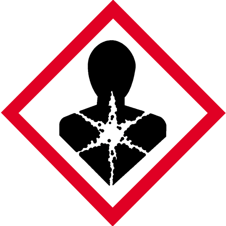 produits cancérogènes mutagènes toxiques - 10cm - Sticker/autocolla