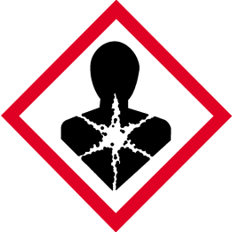 produits cancérogènes mutagènes toxiques - 20cm - Sticker/autocolla