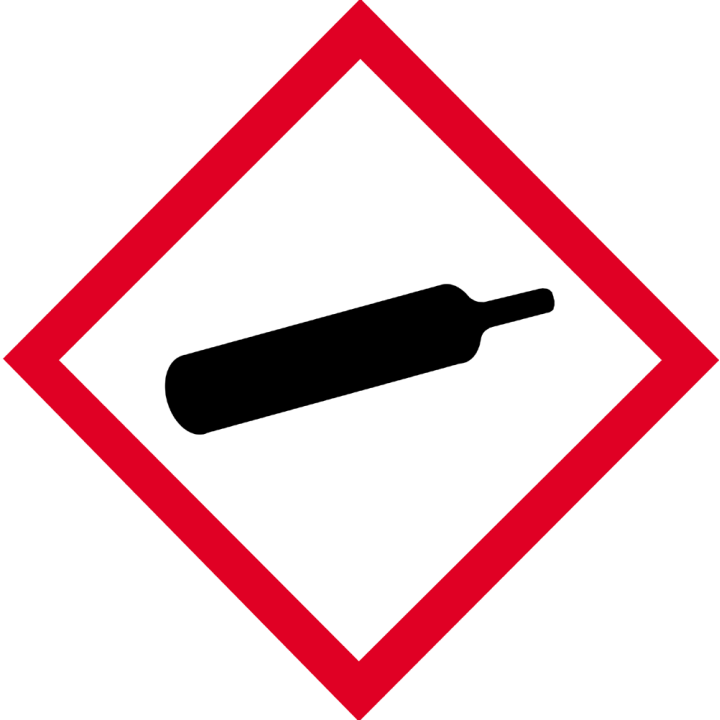 produit gaz sous pression - 10cm - Sticker/autocollant