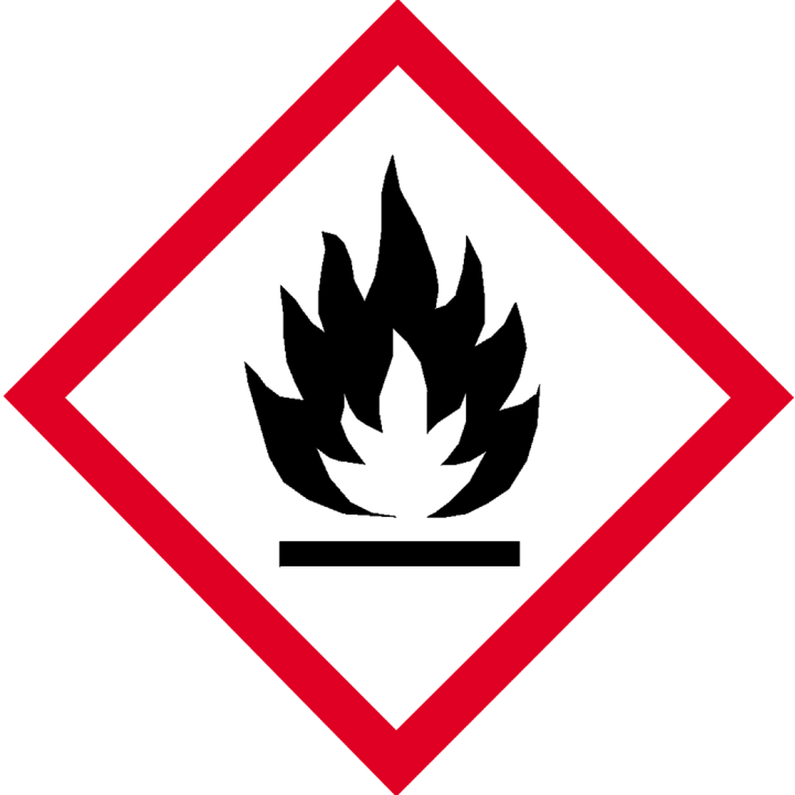 produits inflammables (15cm) - Sticker/autocollant