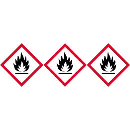 produits inflammables (3 fois 10cm) - Sticker/autocollant