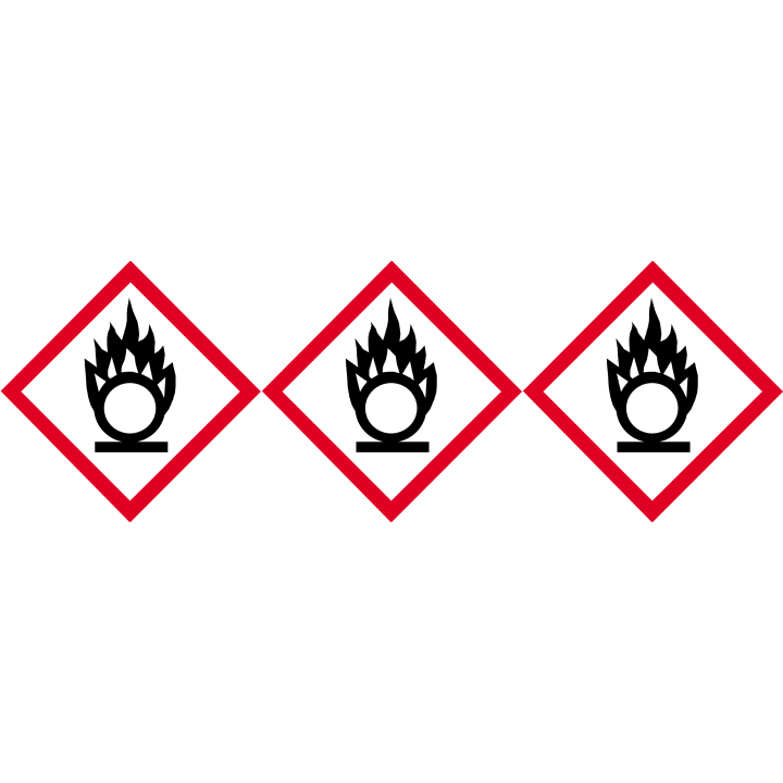 produits peut provoquer ou aggraver un incendie (3 fois 5cm) - Sticker