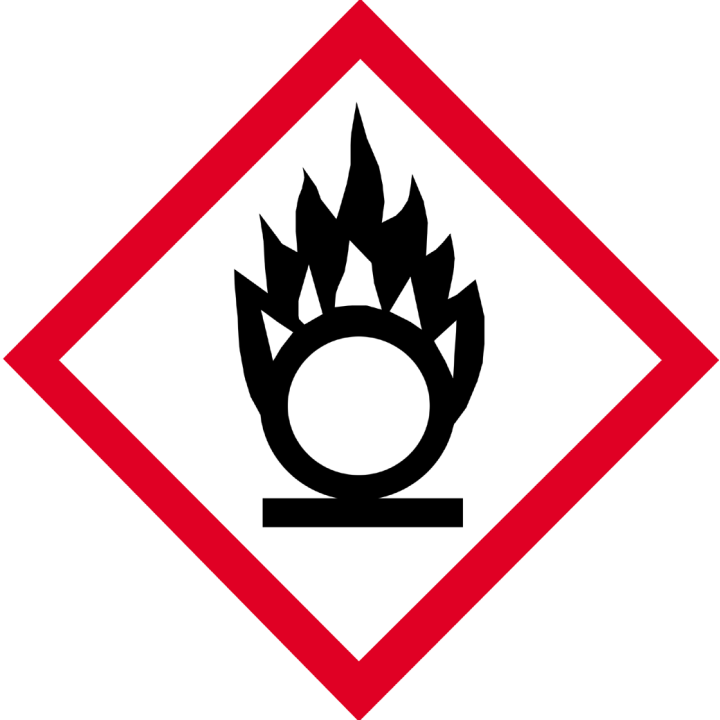produits peut provoquer ou aggraver un incendie (15cm) - Sticker/autoc