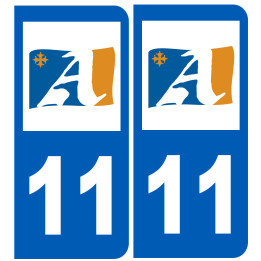 immatriculation 11 Aude - Sticker/autocollant