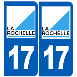 immatriculation 17 La Rochelle - Sticker/autocollant