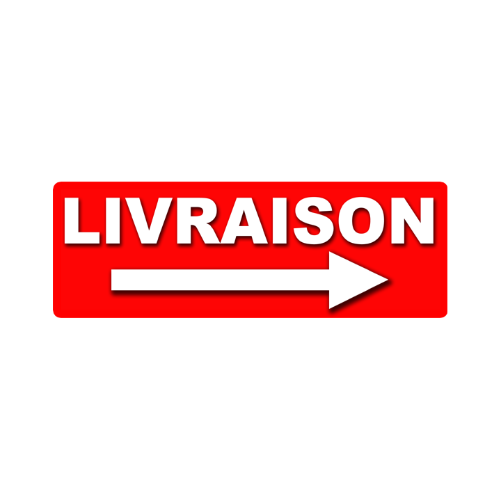 Livraison droite (29x10cm) Sticker / autocollant
